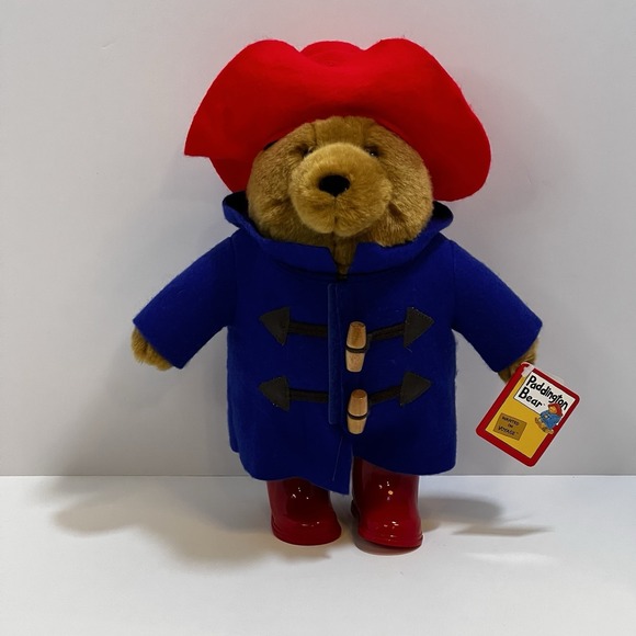 Paddington‎ Bear Augusta du Bay blue coat red hat boots plush toy 2005 - Picture 1 of 9